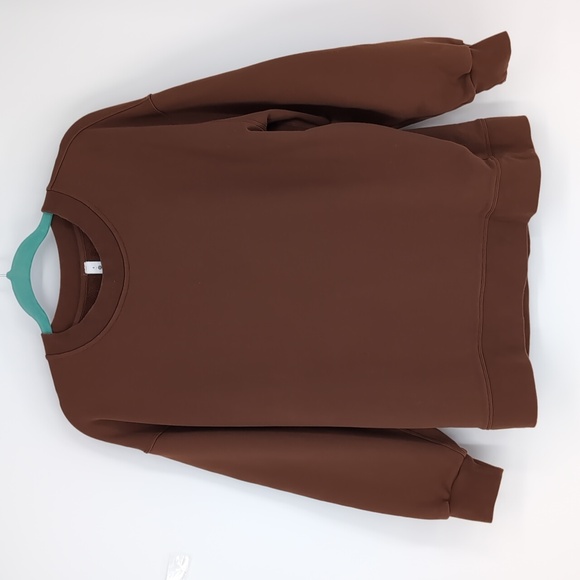 lululemon athletica Tops - Lululemon Women's Perfectly Oversized Crew Sweatshirt W3DUTS Brown 6